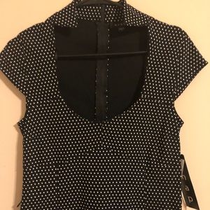 Polka dot fitted dress in size 11.